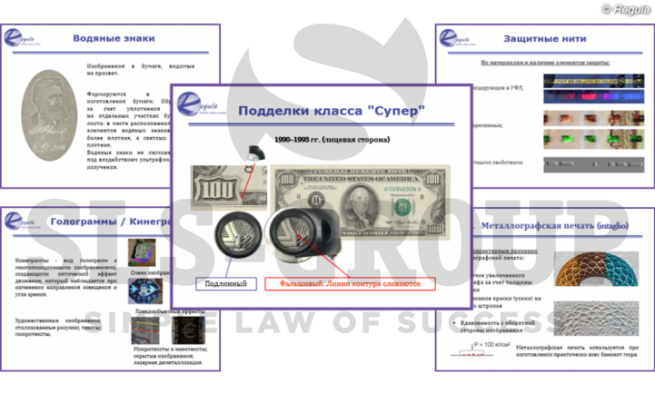 Определение подлинности и платежности денежных знаков